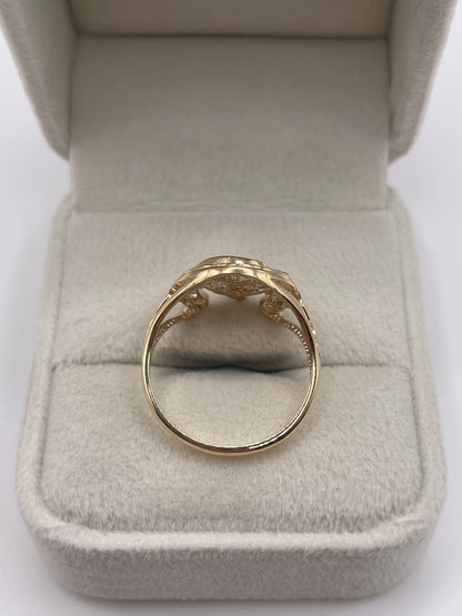 9ct gold horseshoe ring