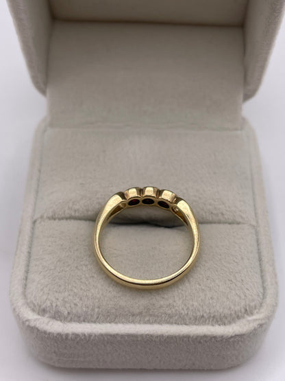 9ct gold ruby ring