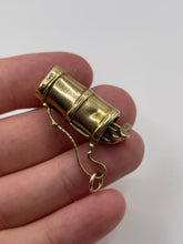 Load image into Gallery viewer, 9ct gold golf bag pendant
