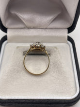 Load image into Gallery viewer, 9ct gold diamond cluster ring
