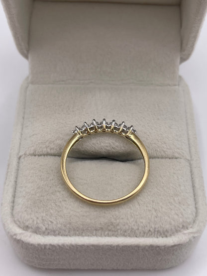 9ct gold diamond ring