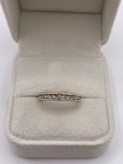 9ct gold diamond ring
