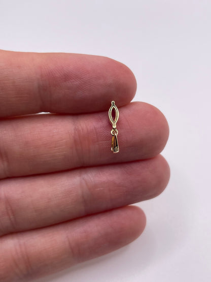 9ct gold ruby pendant