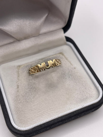9ct gold mum ring