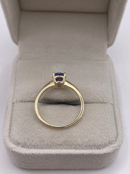 9ct gold tanzanite ring