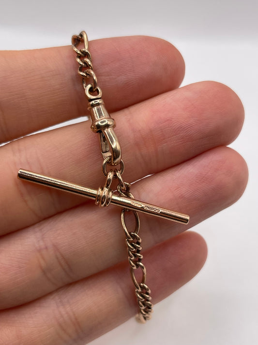 9ct rose gold bracelet