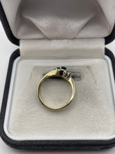 Load image into Gallery viewer, 9ct gold sapphire and diamond ring
