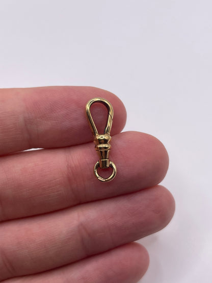 9ct gold dog clip 3