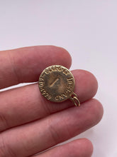 Load image into Gallery viewer, 9ct gold Irish coin pendant
