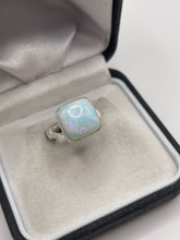 Load image into Gallery viewer, Silver opal ring

