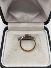 Load image into Gallery viewer, 9ct rose gold diamond cluster ring
