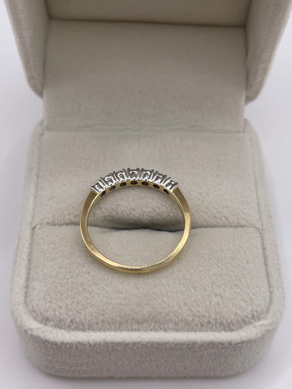 9ct gold diamond ring