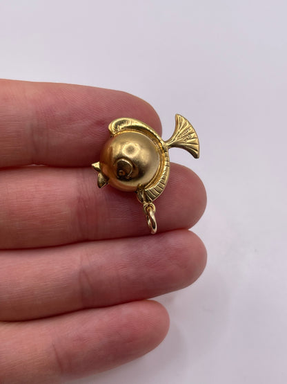 9ct gold fish charm