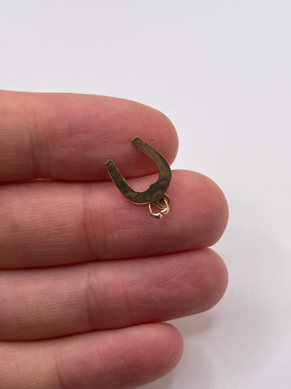 9ct gold horseshoe charm