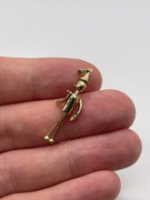 Load image into Gallery viewer, 9ct gold puppet charm
