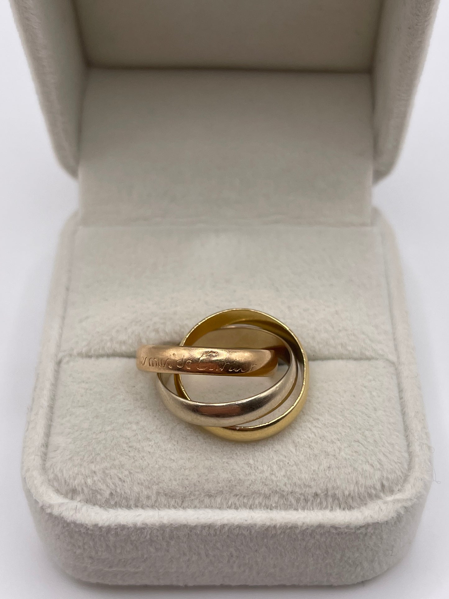 Cartier 18ct gold trinity ring