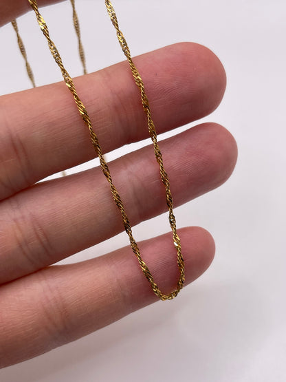 9ct gold chain 213