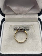 Load image into Gallery viewer, 9ct gold tanzanite and diamond ring
