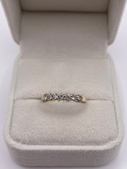 9ct gold diamond ring