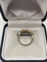 Load image into Gallery viewer, 9ct gold amethyst and diamond ring
