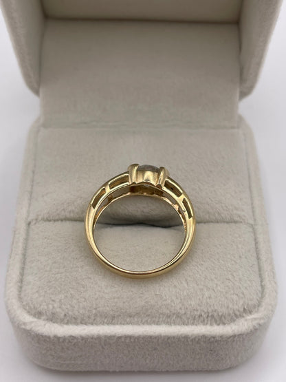 9ct gold diamond cluster ring