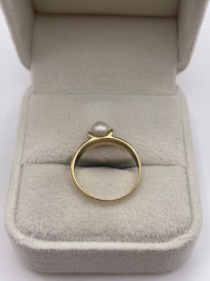 9ct gold pearl ring