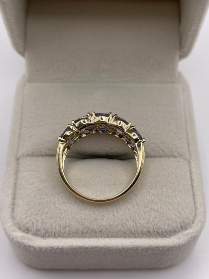 9ct gold tanzanite ring
