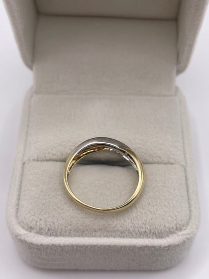 9ct gold diamond ring