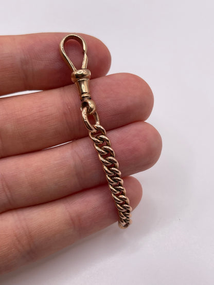 9ct rose gold connector