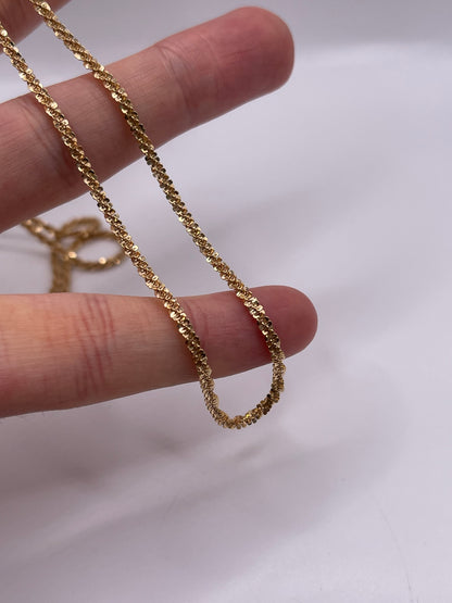 9ct gold chain 487