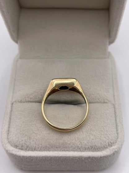 9ct gold diamond ring
