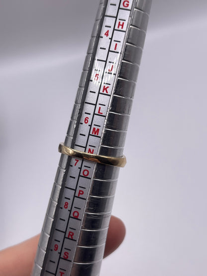 9ct gold tourmaline and diamond ring