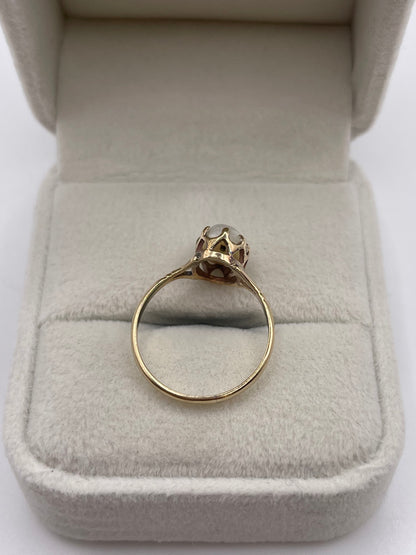9ct gold pearl ring