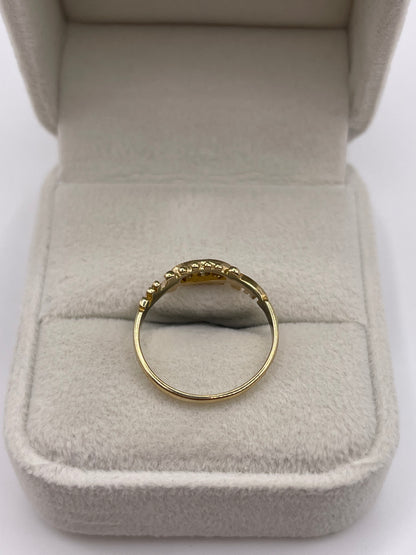 9ct gold diamond ring