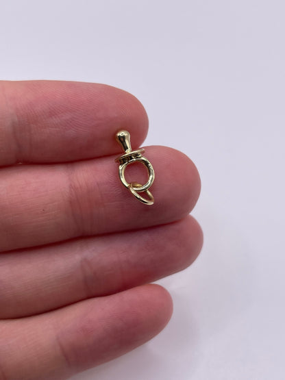 9ct gold dummy pendant