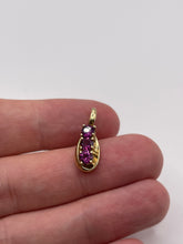 Load image into Gallery viewer, 9ct gold garnet pendant

