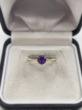 Load image into Gallery viewer, 9ct gold amethyst ring
