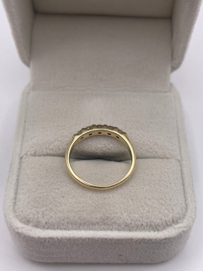 9ct gold diamond ring