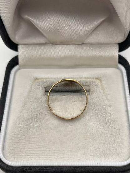 9ct gold signet ring