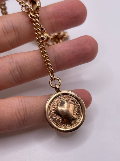 9ct rose gold chain 629