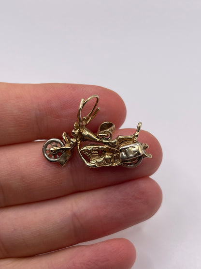 9ct gokd Harley Davidson charm