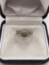 Load image into Gallery viewer, 9ct gold alexandrite cluster ring
