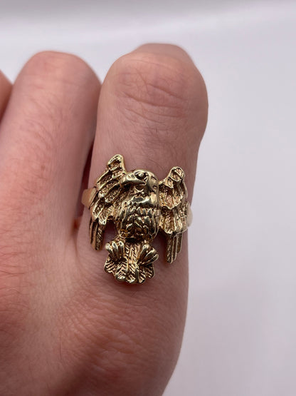 9ct gold eagle ring