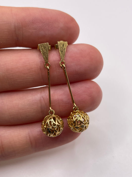 9ct gold earrings