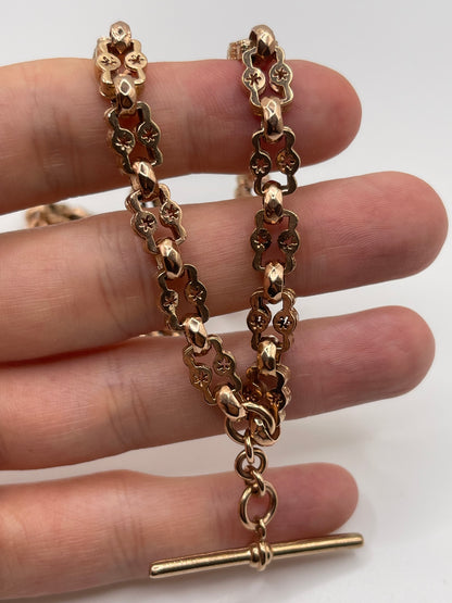 9ct rose gold chain 219