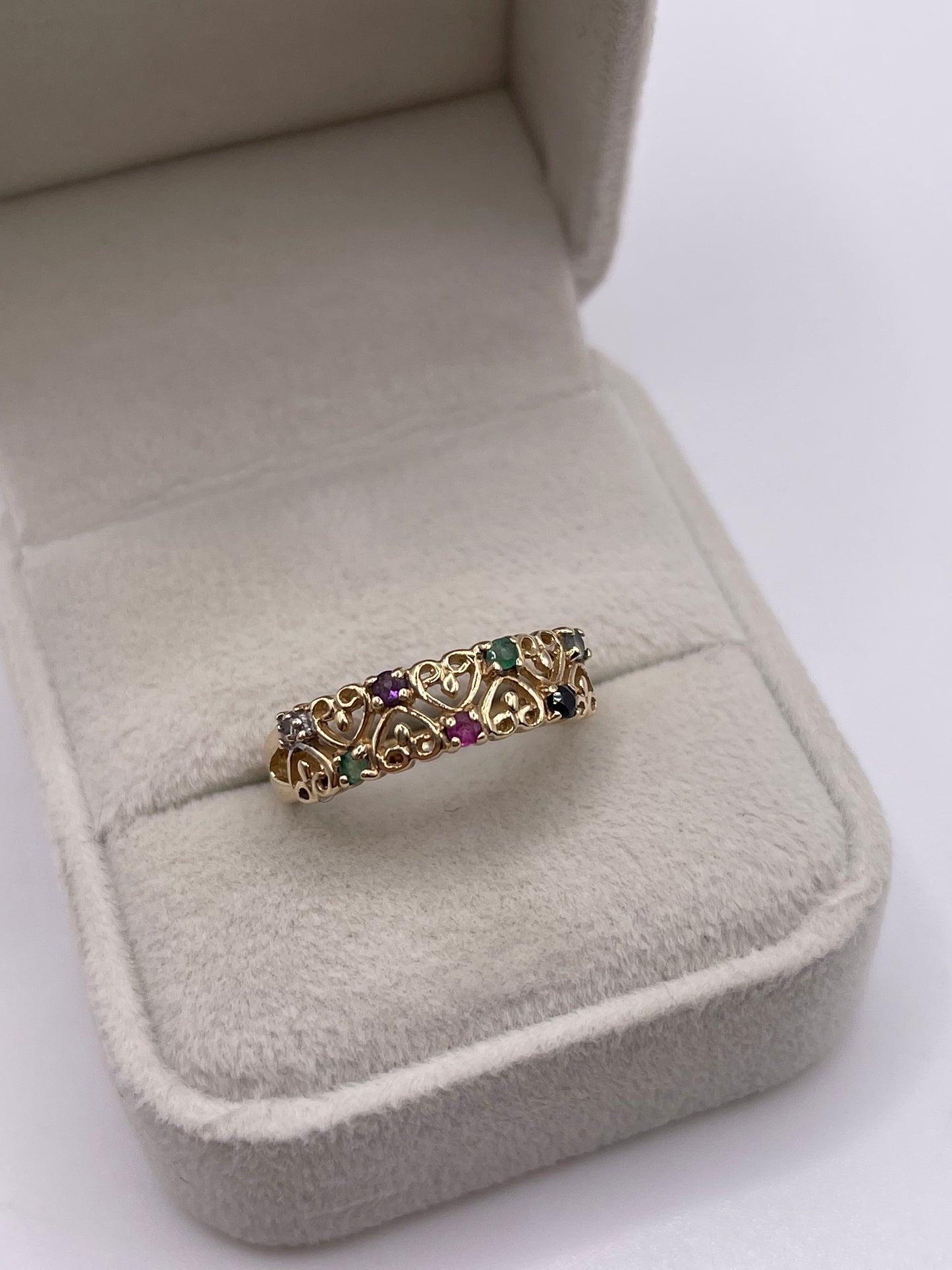 9ct gold dearest ring