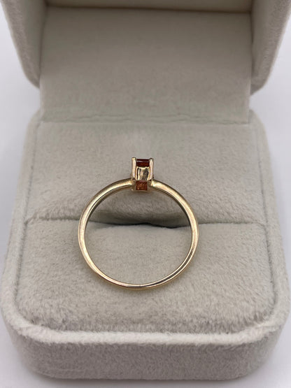 9ct gold tourmaline ring