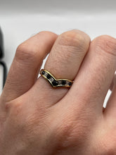 Load image into Gallery viewer, 9ct gold sapphire and diamond ring
