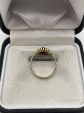 Load image into Gallery viewer, 9ct gold ruby and diamond ring
