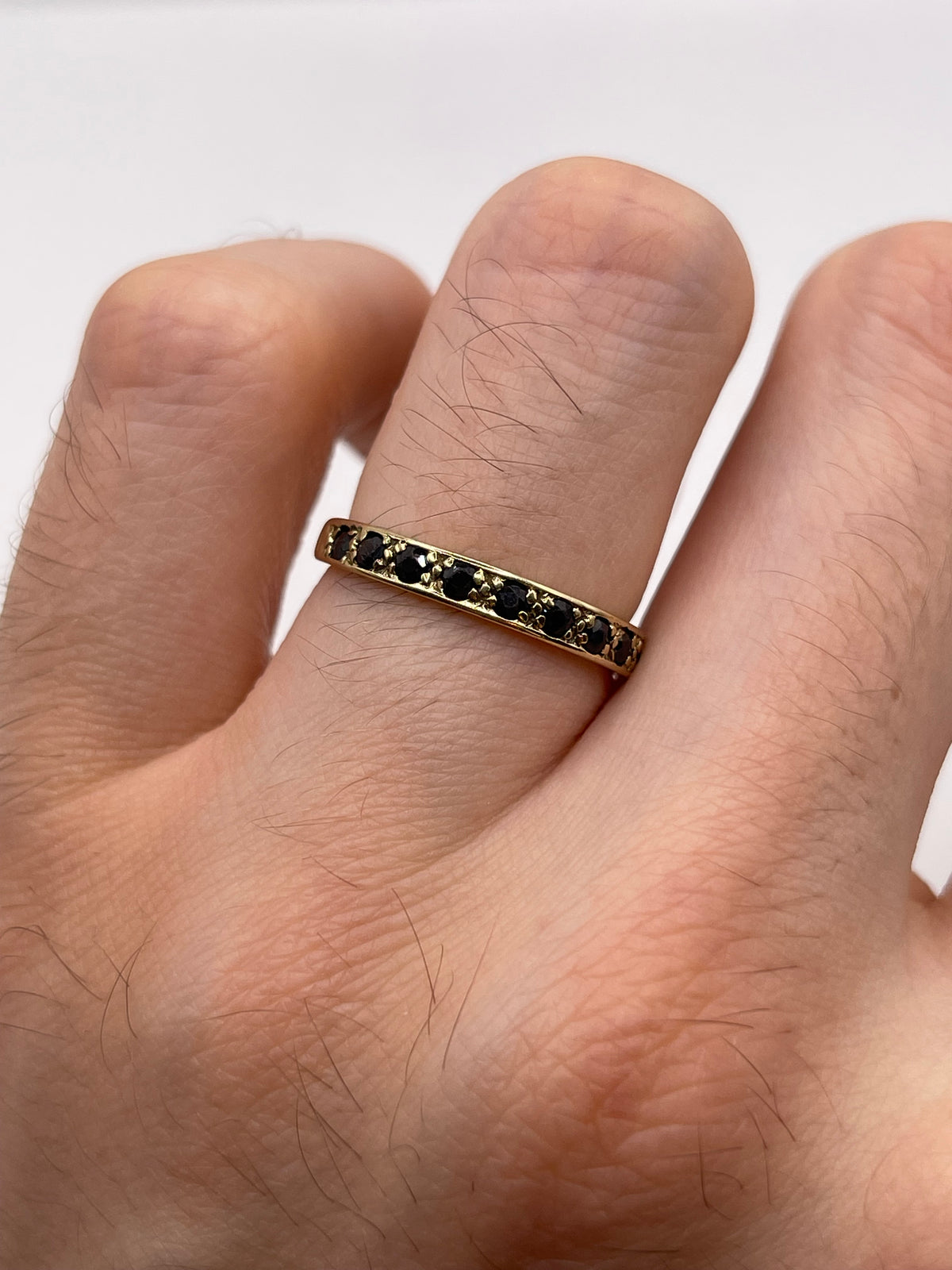 9ct gold sapphire ring